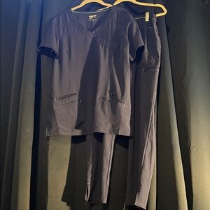 Scrubstar Navy Scrub Top and Pants Set